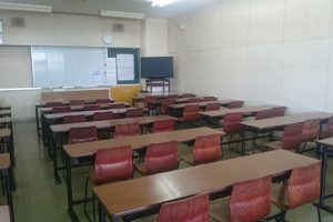 広い学科教室です。